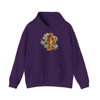 Golden Wind Sasquatch Portrait Pullover Hoodie