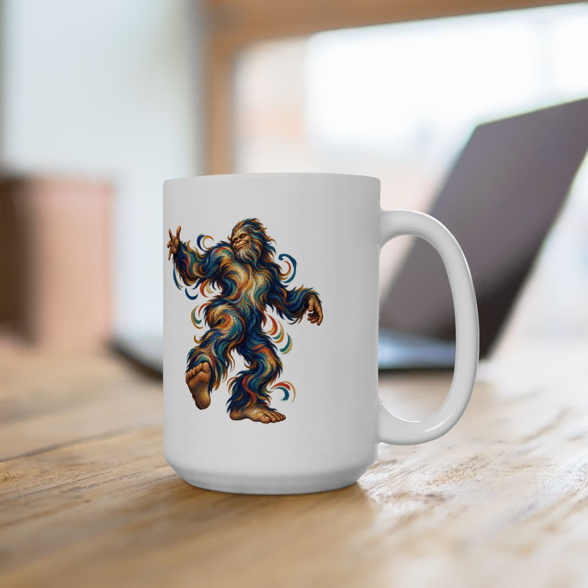 Spiral Step Bigfoot Dance Mug