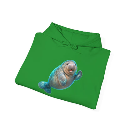 Friendly Flipper Manatee Pullover Hoodie