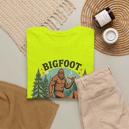 Bigfoot Grabbed My Wiener - Camping T-Shirt | Unisex Graphic Tee