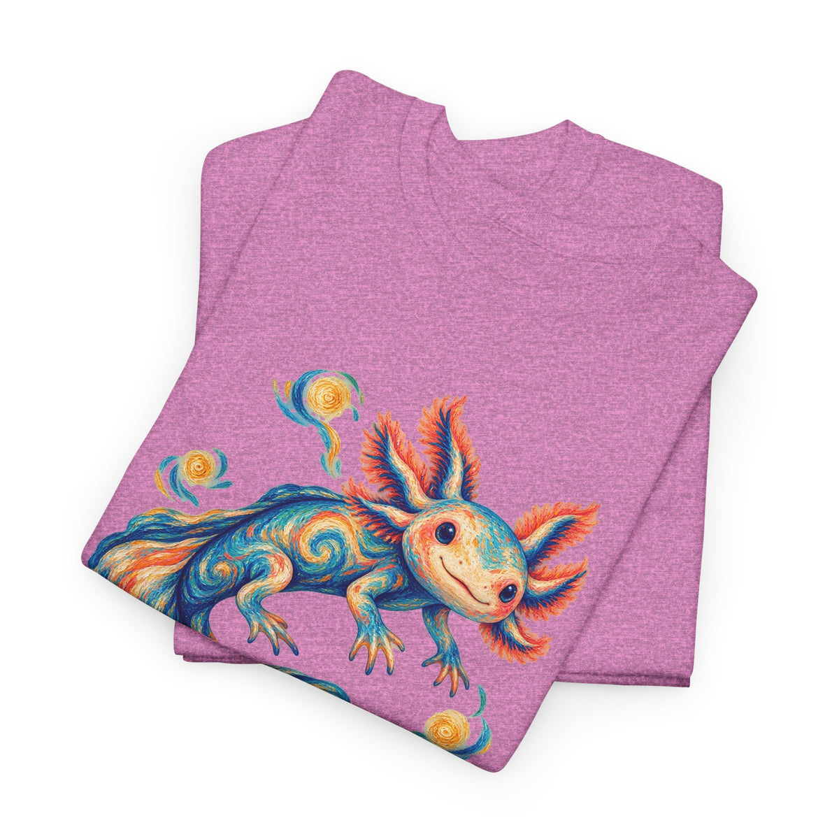 Starwater Axolotl in Turquoise and Coral T-Shirt