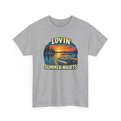Lovin’ Summer Nights Pontoon – Gildan 5000 T-Shirt | 004a-v2