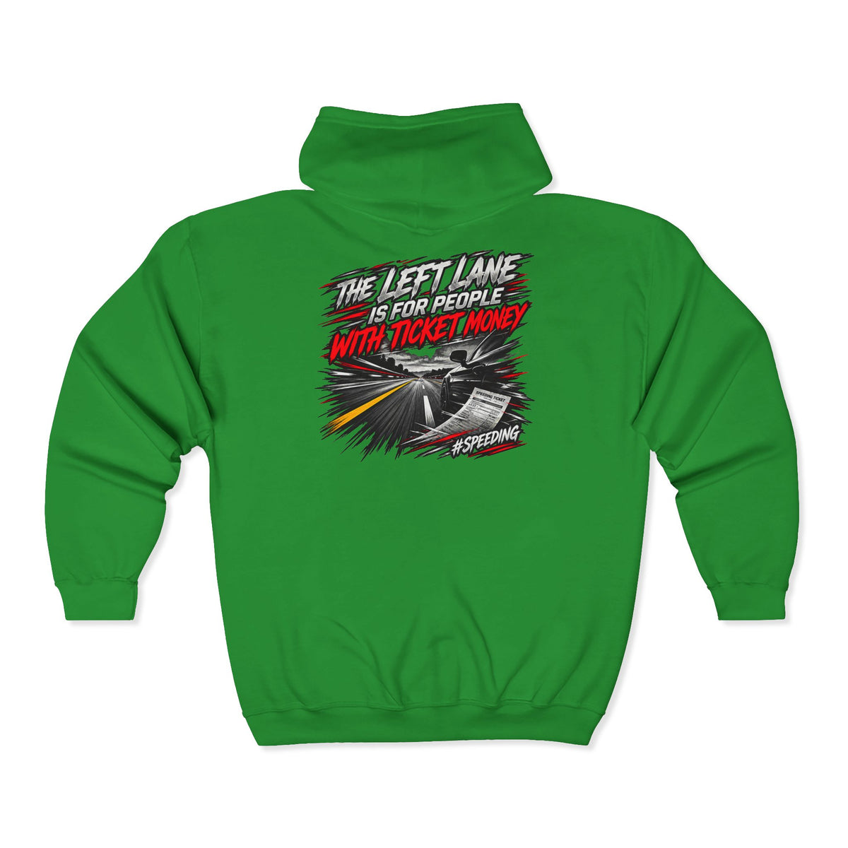 Ticket Money – Gildan 18600 Zip-Up Hoodie | 008