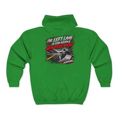 Ticket Money – Gildan 18600 Zip-Up Hoodie | 008