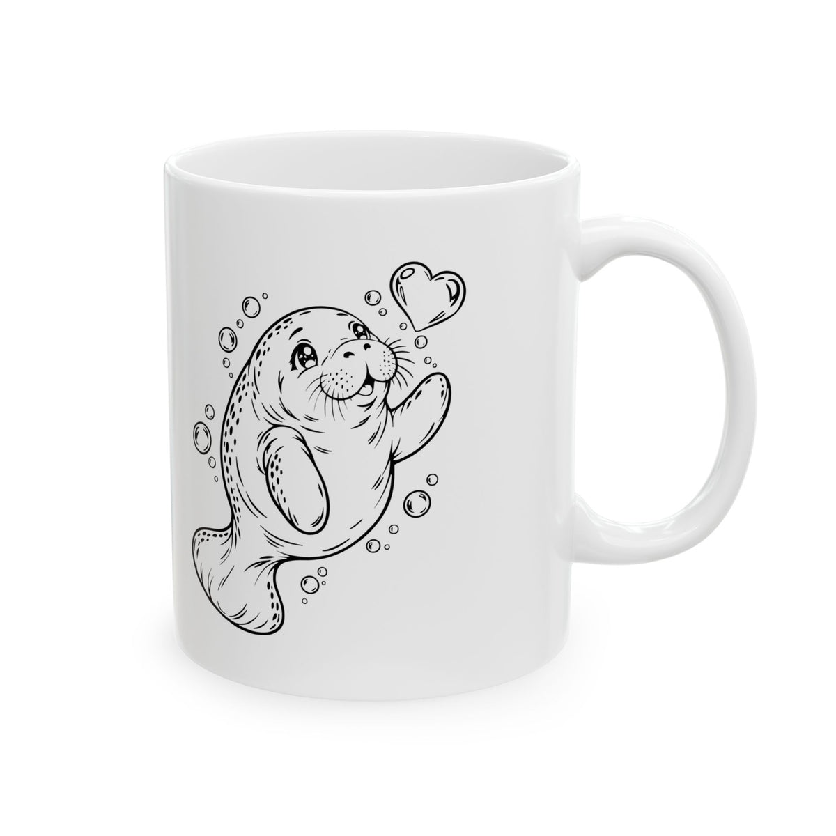 Chubby Manatee's Bubble Wish Mug