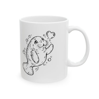 Chubby Manatee's Bubble Wish Mug
