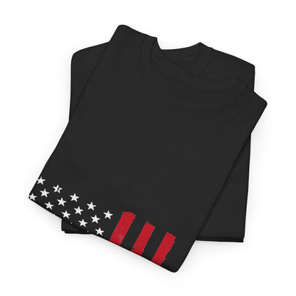 Submarine American Flag - Vertical Design T-Shirt | Unisex Graphic Tee