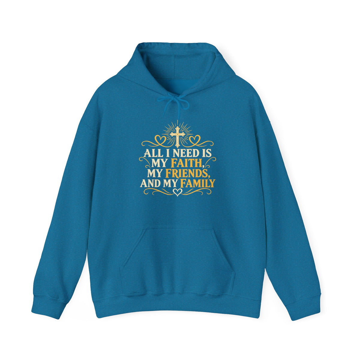Faith Friends Family – Gildan 18500 Hoodie | 013