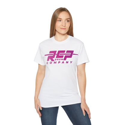 RCP Drum Company T-Shirt | Pink Logo