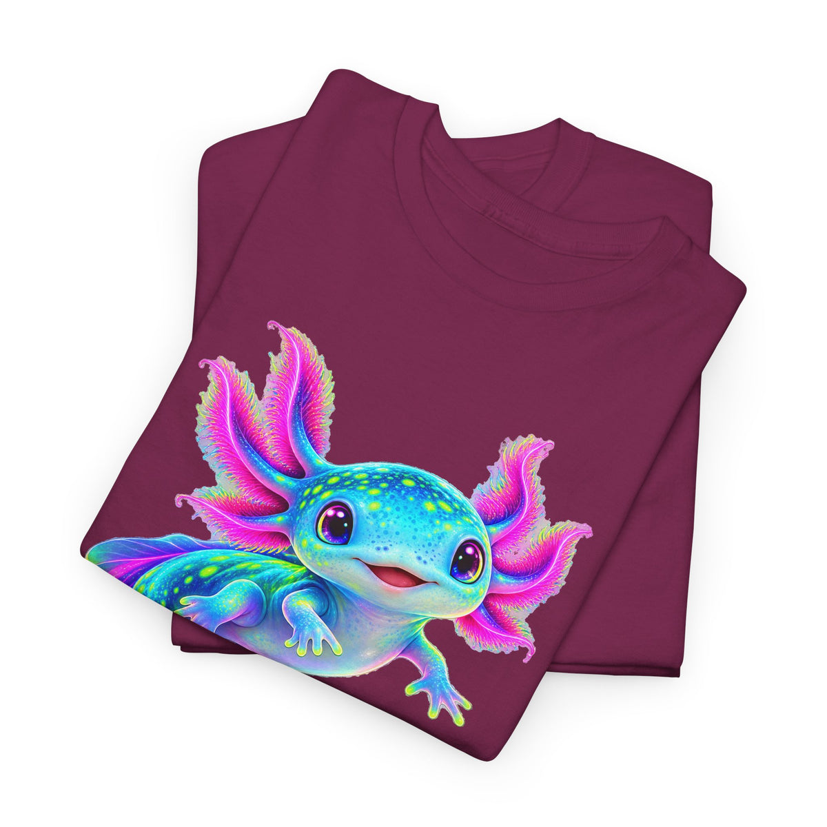 Electric Axolotl in Motion T-Shirt