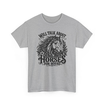Will Talk About Horses – Gildan 5000 T-Shirt | 019a