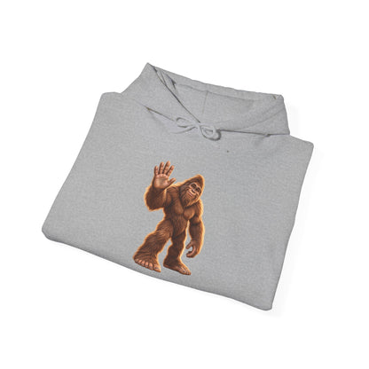 Friendly Sasquatch High Five Pullover Hoodie