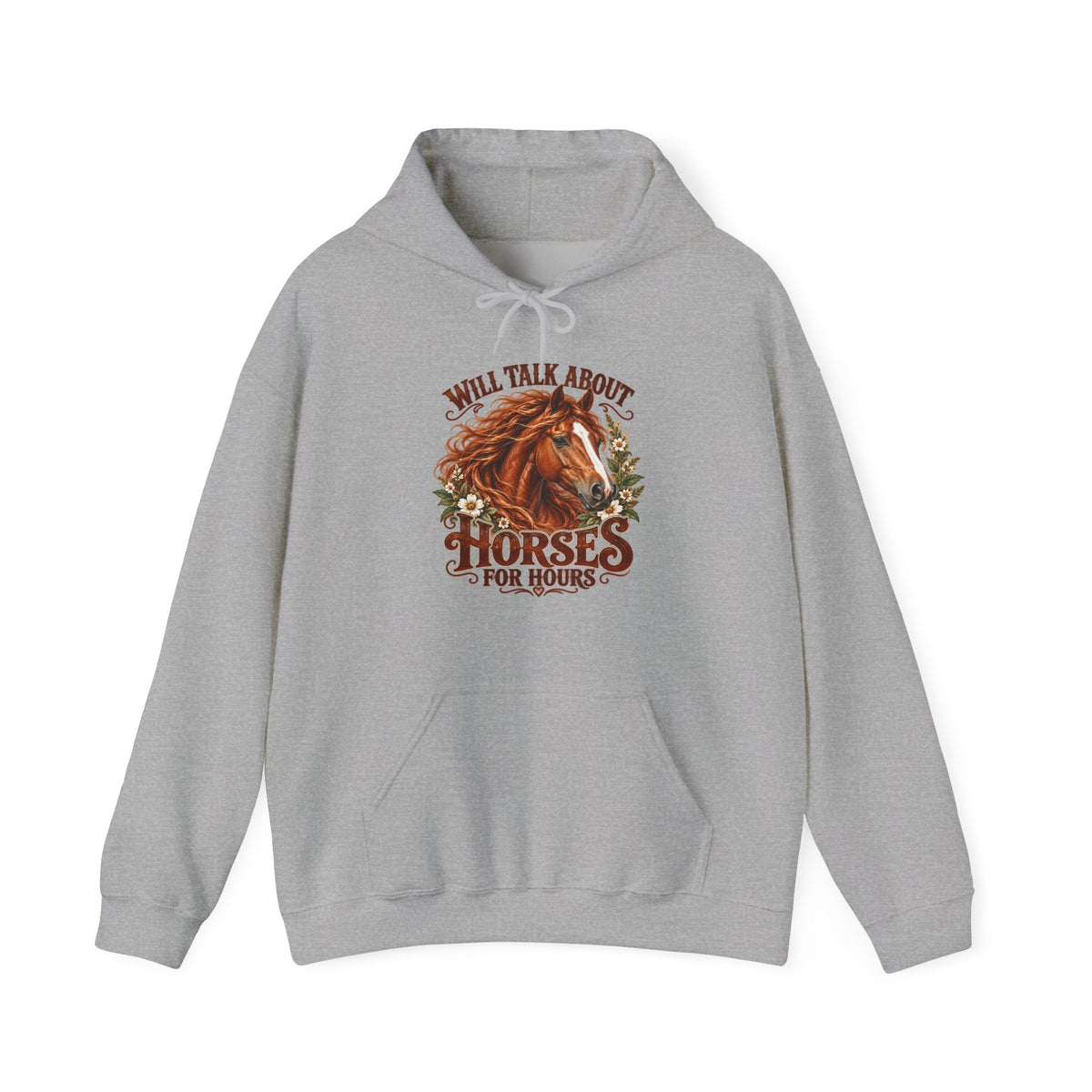 Will Talk About Horses – Gildan 18500 Hoodie | 019