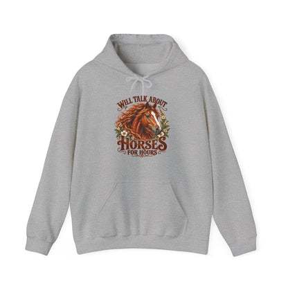 Will Talk About Horses – Gildan 18500 Hoodie | 019