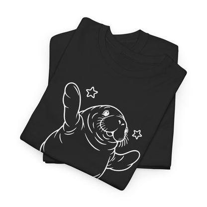 Chubby Mermaid Sea Cow Stretch Manatee T-Shirt