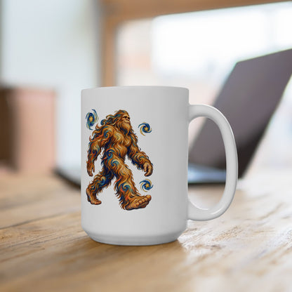 Starlit Bigfoot Wanderer Mug