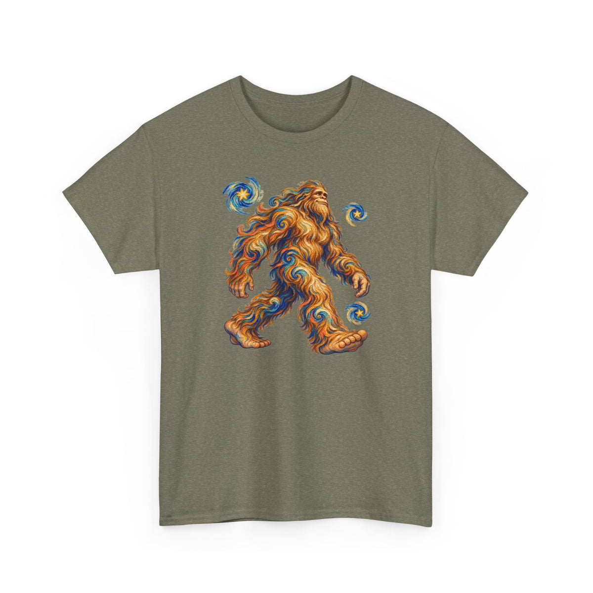 Starlit Bigfoot Wanderer T-Shirt