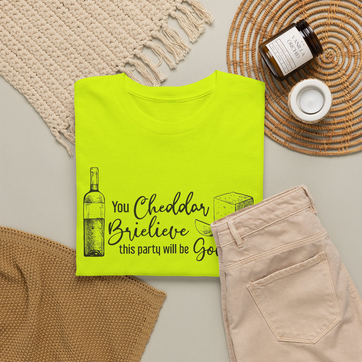 You Cheddar Brielieve This Party Will Be Gouda T-Shirt | Unisex Graphic Tee