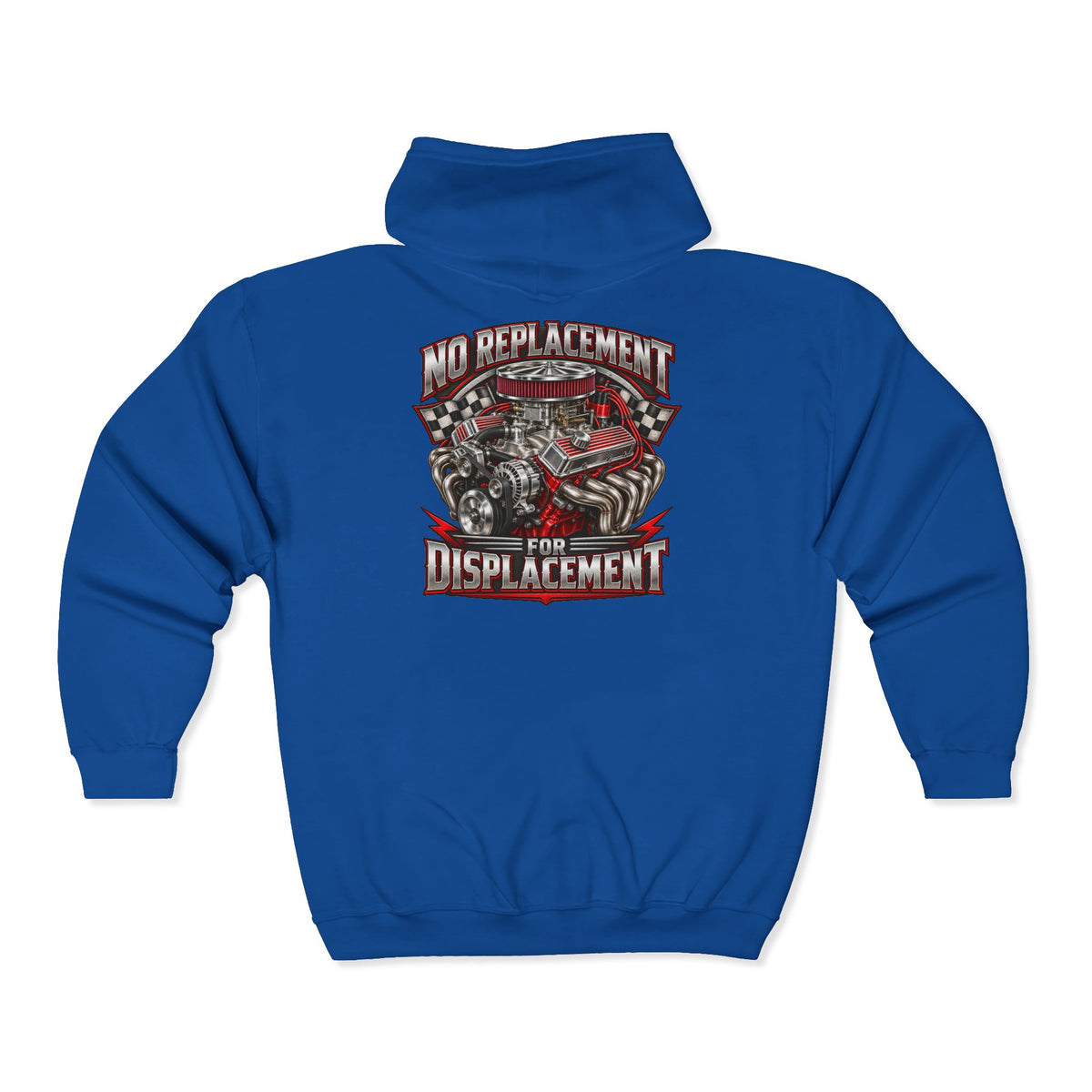 No Replacement for Displacement – Gildan 18600 Zip-Up Hoodie | 006-v2