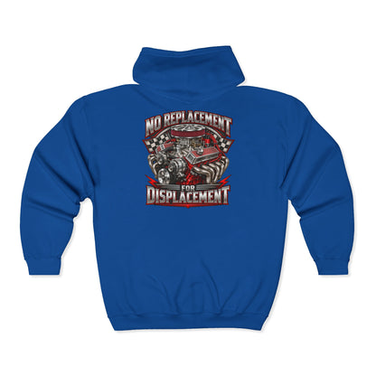 No Replacement for Displacement – Gildan 18600 Zip-Up Hoodie | 006-v2