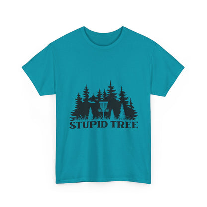 Stupid Tree Disc Golf T-Shirt | Funny Disc Golfer Tee