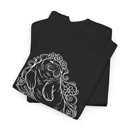 Dreamy flower-crowned manatee T-Shirt