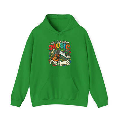 Will Talk About Music – Gildan 18500 Hoodie | 021