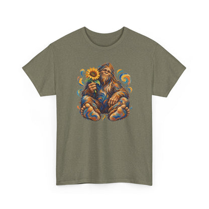 Sunflower Rest with a Shaggy Bigfoot T-Shirt