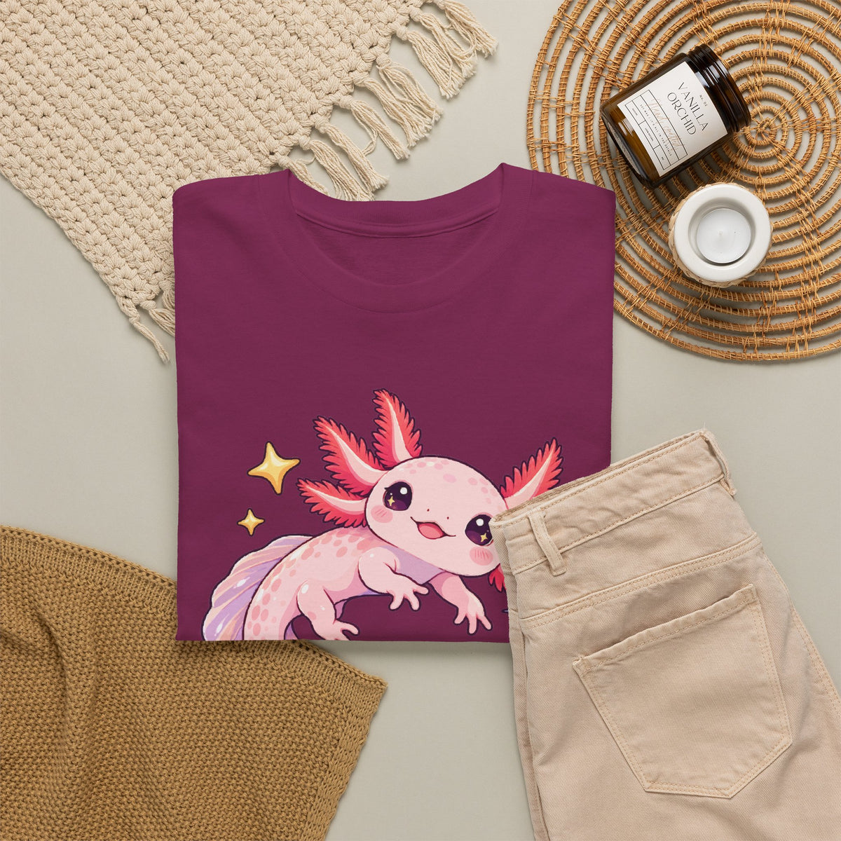 Axolotl Starry Swimmer T-Shirt
