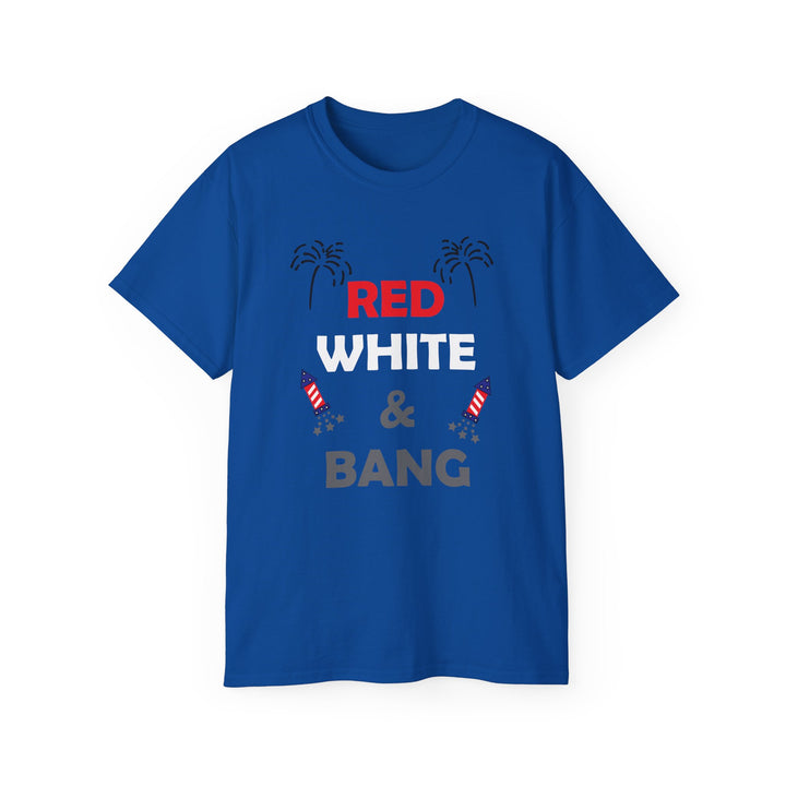 Red White & Bang T-Shirt | Fourth of July Fireworks Tee