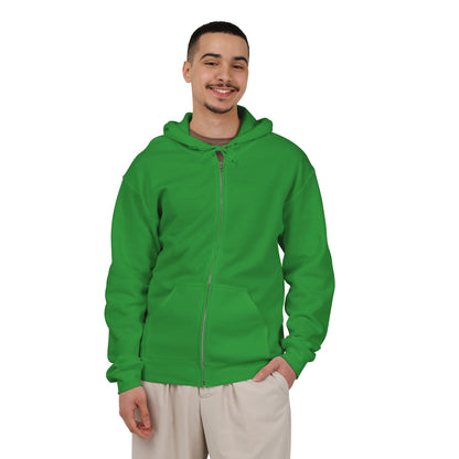 Thanksgiving T-Rex Gildan 18600 Zip-Up Hoodie