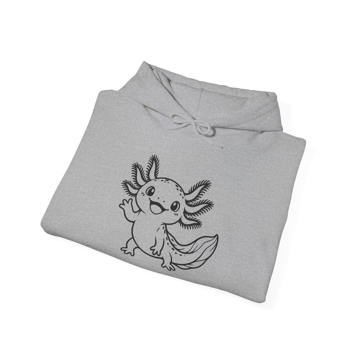 Little Wave Axolotl Pullover Hoodie