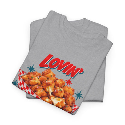 Lovin’ Cheese Curds & Summer Nights – Gildan 5000 T-Shirt | 002a-v2
