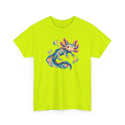 Starwater Axolotl in Turquoise and Coral T-Shirt