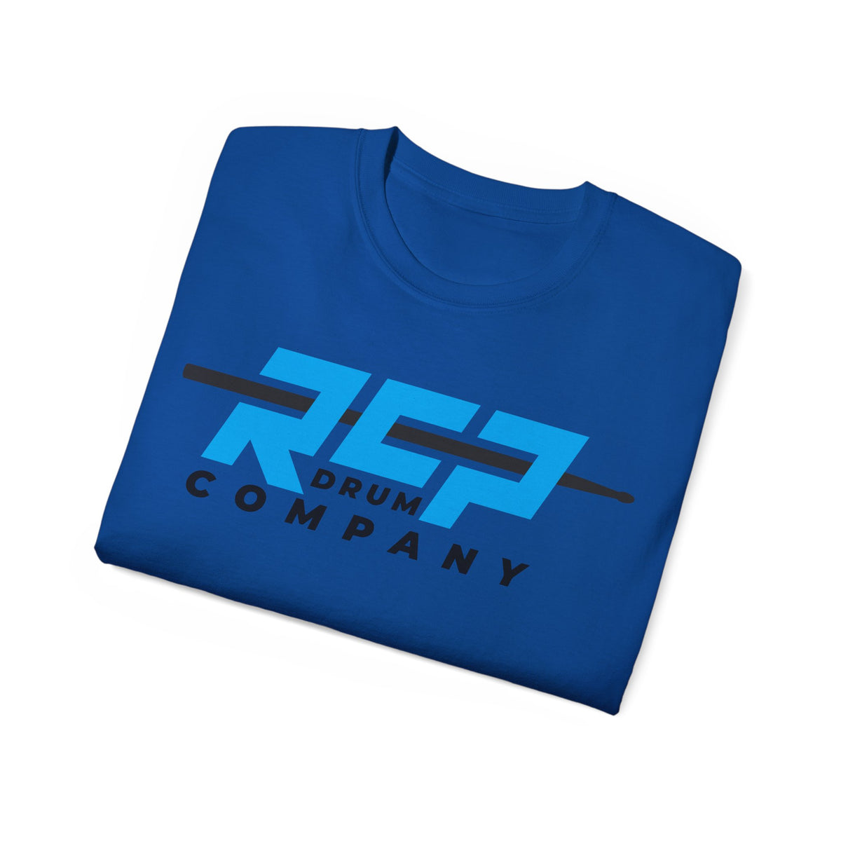 RCP Drum Company T-Shirt | Blue Logo