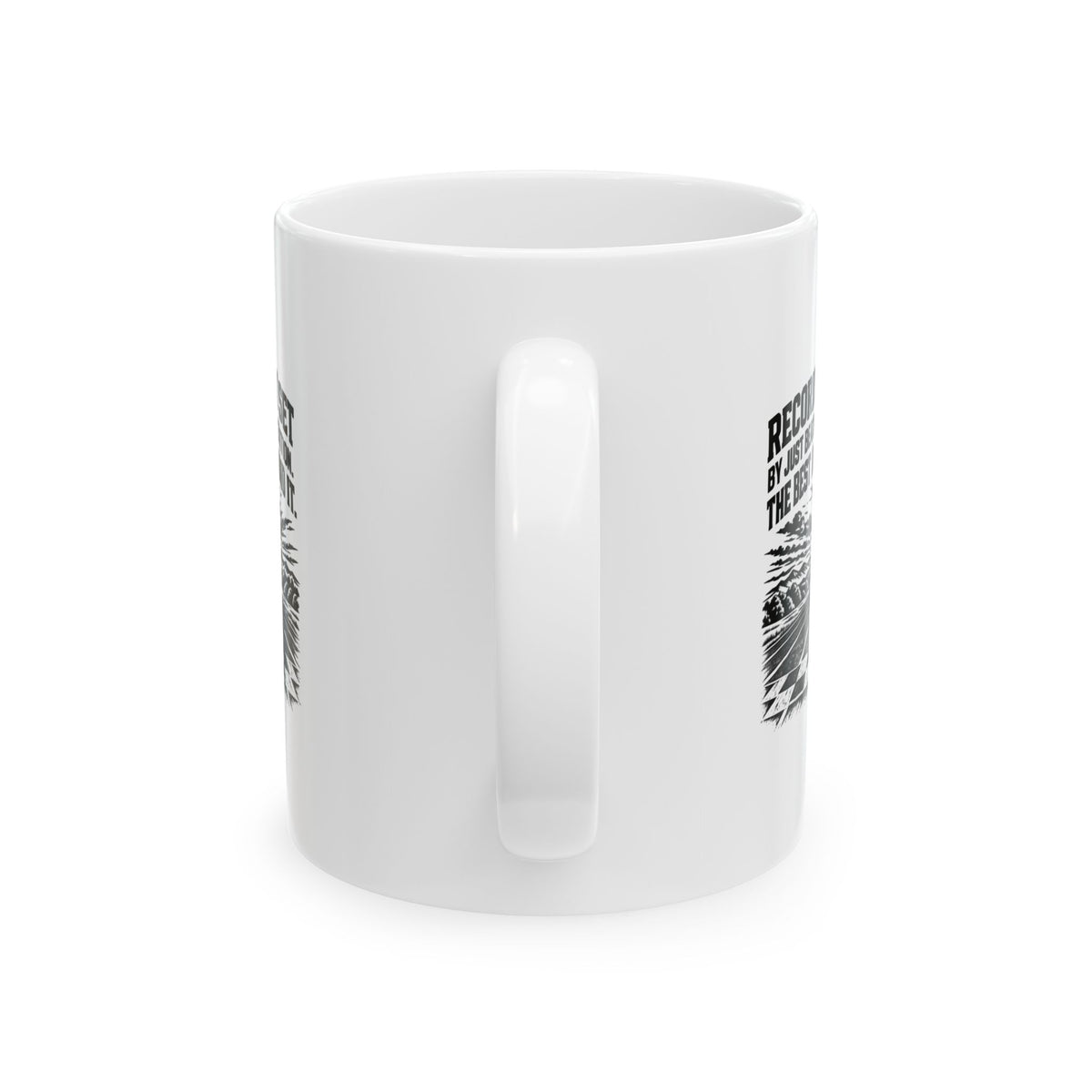 Beyond the Competition – Vintage Racing Ceramic Mug, 11 oz | 047a