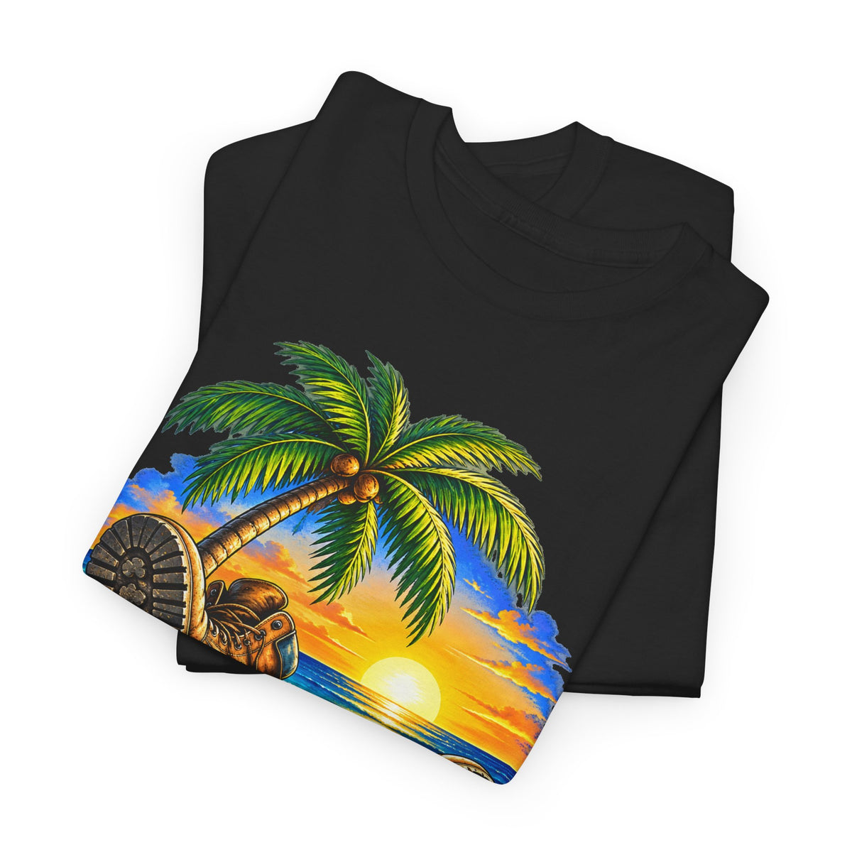 086 Fire Me Vacation — Color — Gildan 5000 T-Shirt