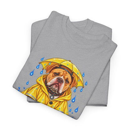 201b Walter Rain Day — Yellow Umbrella Hat — Gildan 5000 T-Shirt