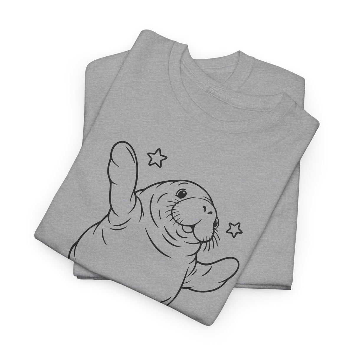 Chubby Mermaid Sea Cow Stretch Manatee T-Shirt