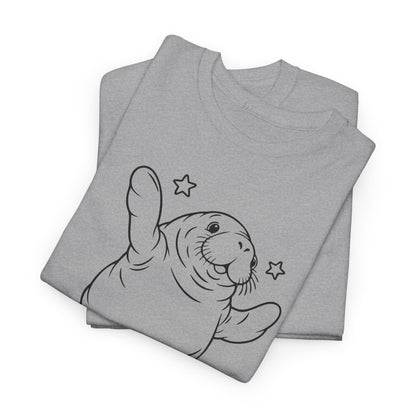 Chubby Mermaid Sea Cow Stretch Manatee T-Shirt