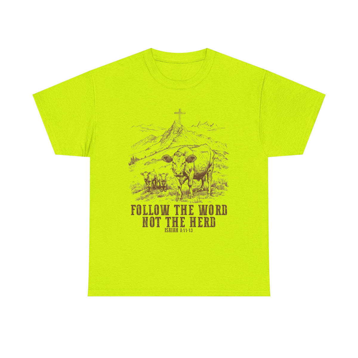 Follow the Word, Not the Herd T-Shirt | Christian Graphic Tee
