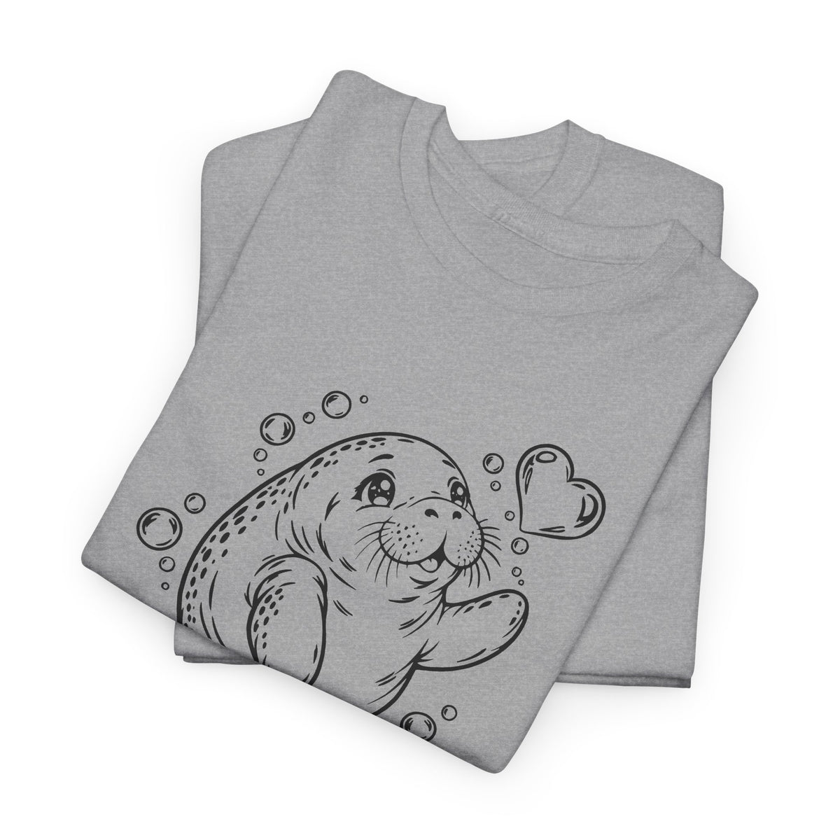 Chubby Manatee's Bubble Wish T-Shirt