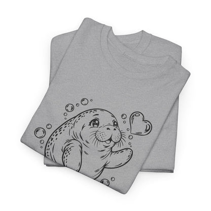 Chubby Manatee's Bubble Wish T-Shirt