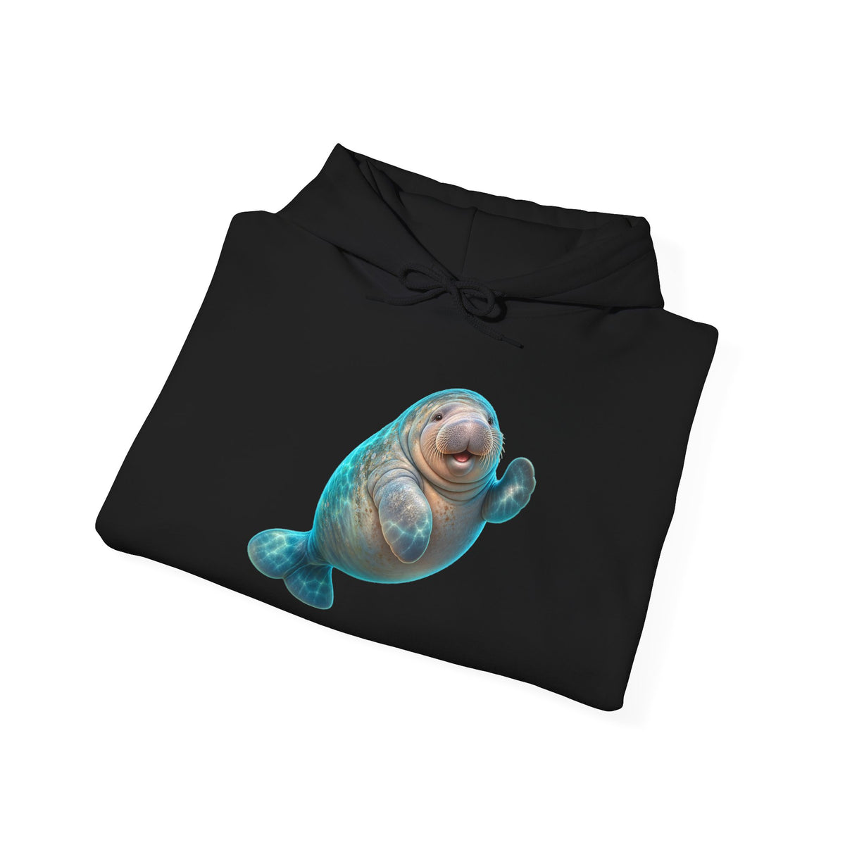 Friendly Flipper Manatee Pullover Hoodie