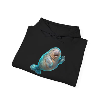 Friendly Flipper Manatee Pullover Hoodie