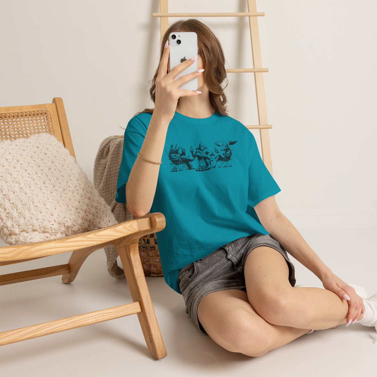 By the Fire Camping T-Shirt | Woodland Graphic Tee