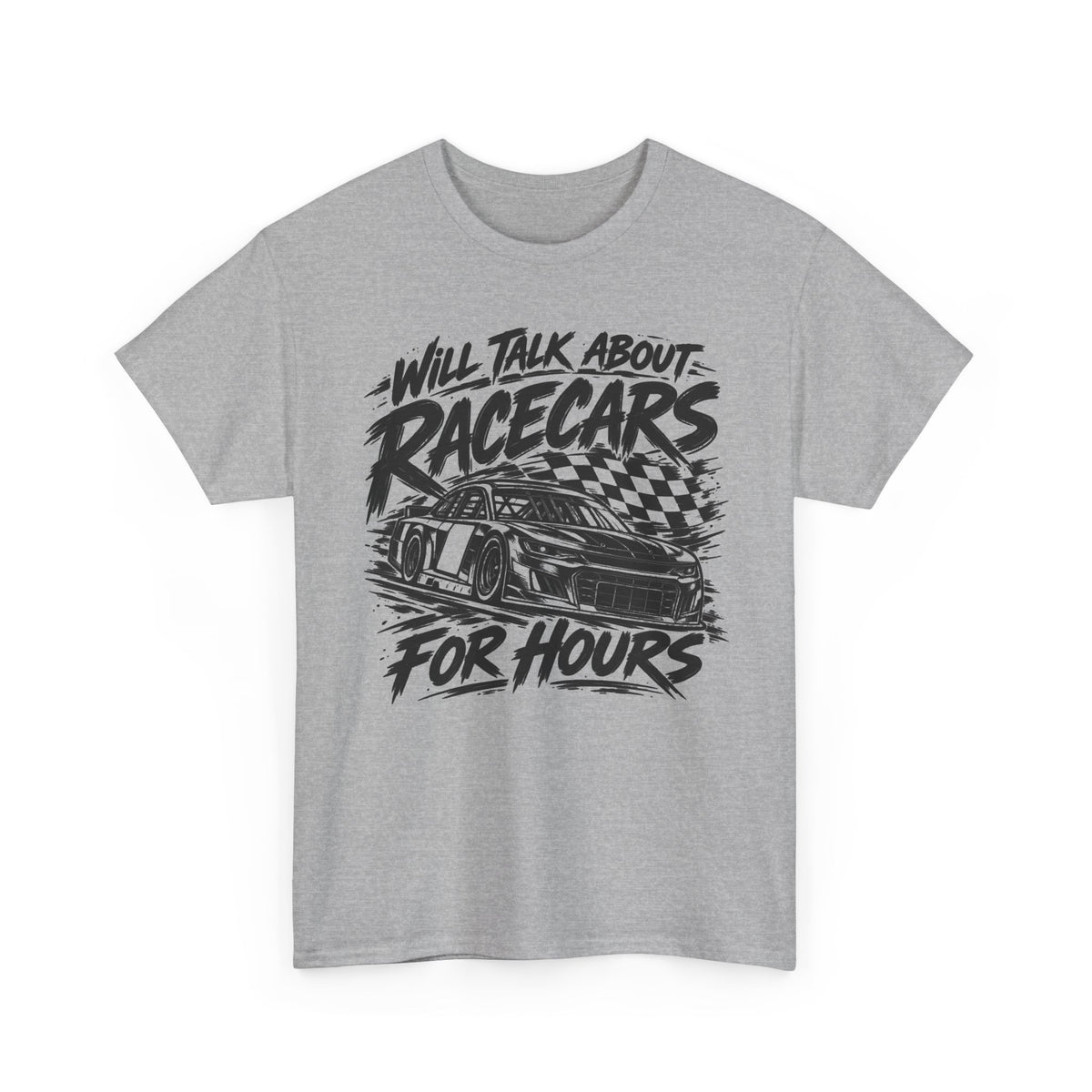 Will Talk About Racecars – Gildan 5000 T-Shirt | 022a