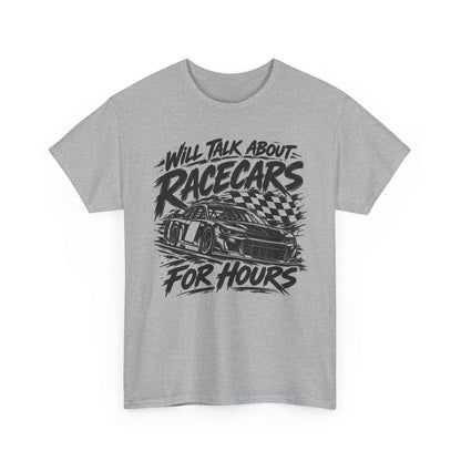 Will Talk About Racecars – Gildan 5000 T-Shirt | 022a
