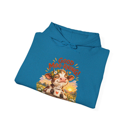 Good Moo-rning – Gildan 18500 Hoodie | 030