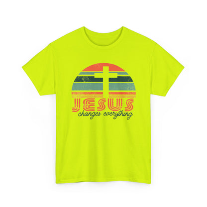 Jesus Changes Everything T-Shirt | Christian Cross Graphic Tee